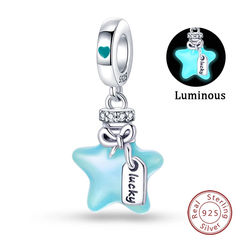 Blue Zircon Ocean Charms