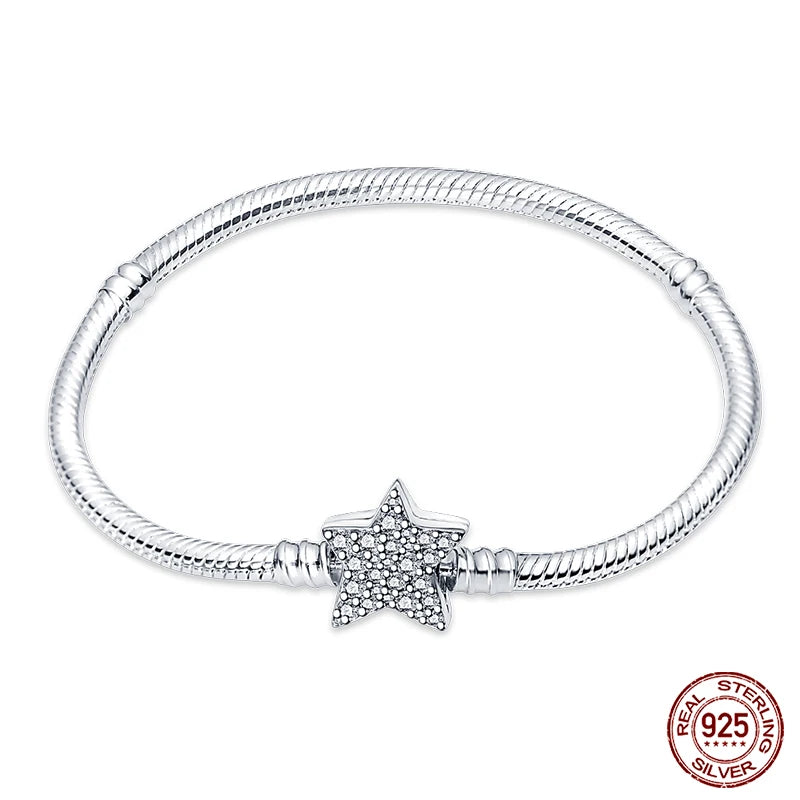 Star & Clover Charm Bracelet