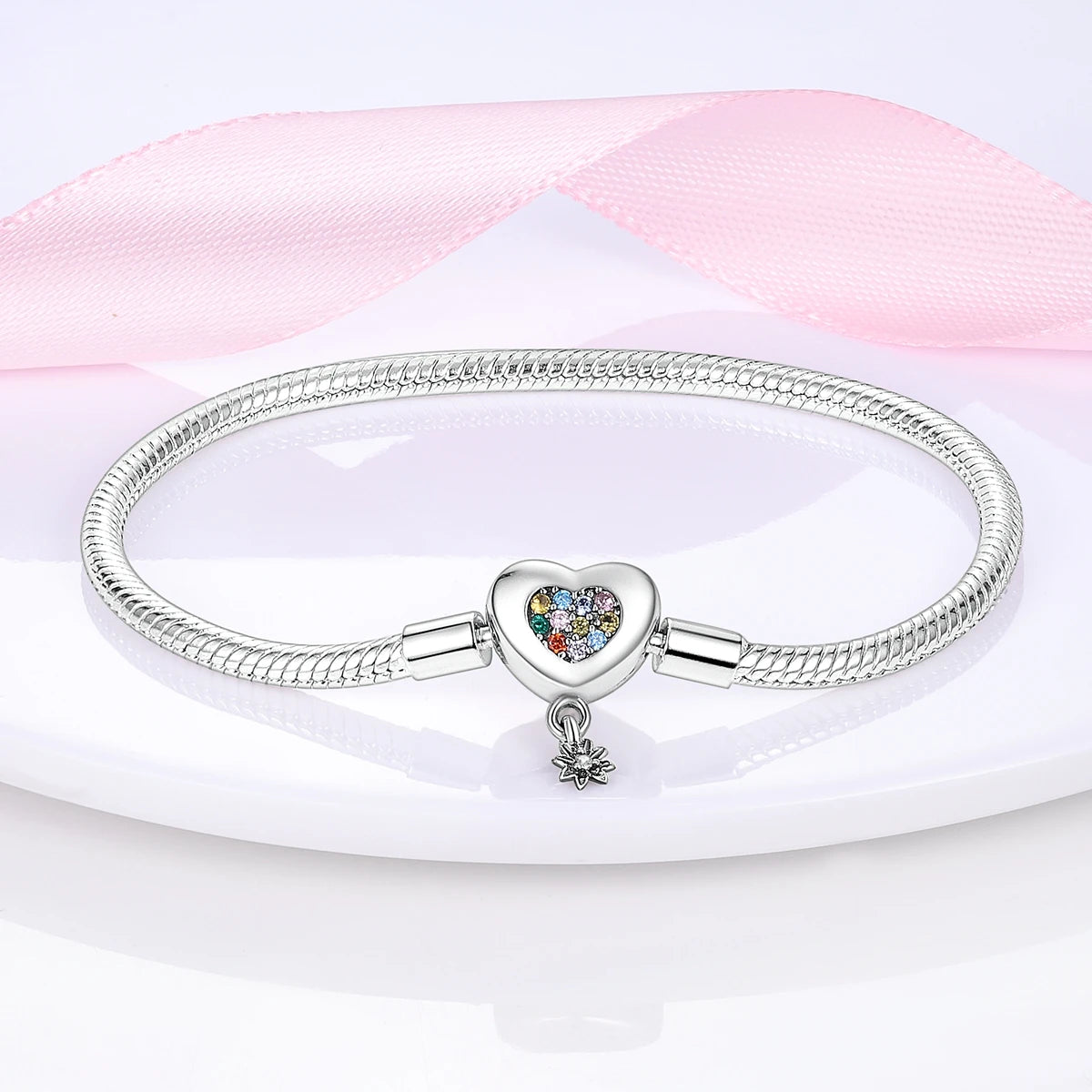 Silver-Plated Charm Bracelet –  Perfect for DIY or a Special Gift!