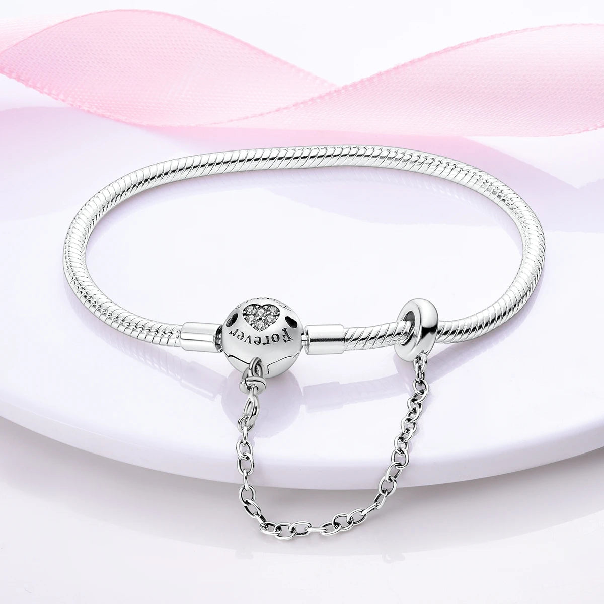 Silver-Plated Charm Bracelet –  Perfect for DIY or a Special Gift!