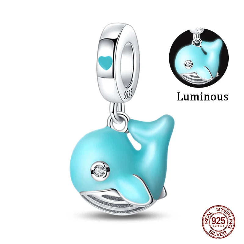 Blue Zircon Ocean Charms