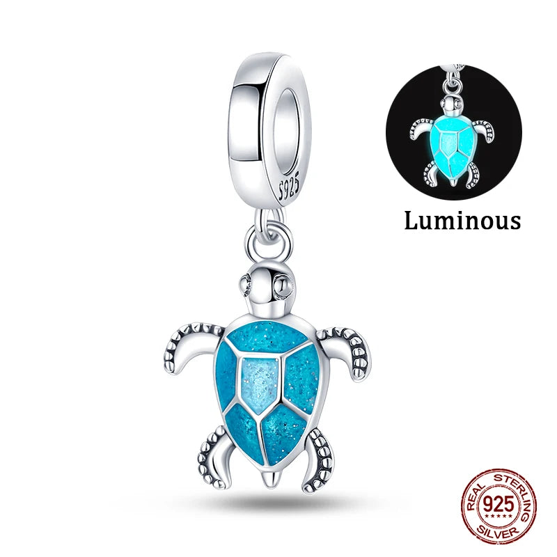 Blue Zircon Ocean Charms