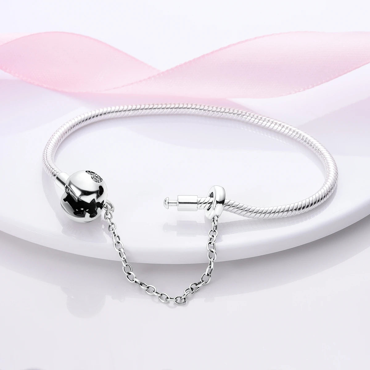 Silver-Plated Charm Bracelet –  Perfect for DIY or a Special Gift!